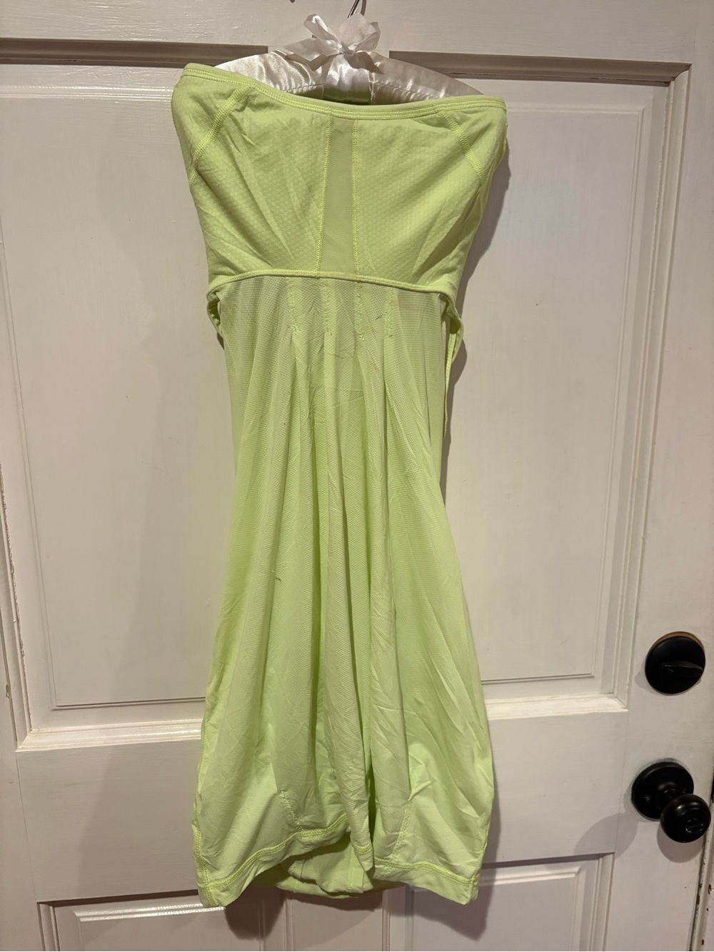 lululemon athletica Strapless Light Lime Green Dress